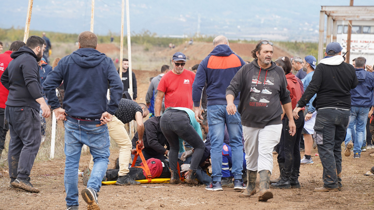 Σοβαρό ατύχημα σε αγώνα motocross στα Γιαννιτσά