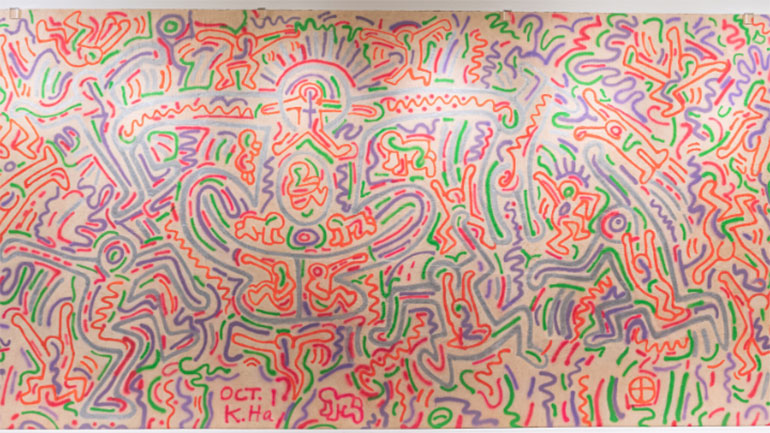 Σπάνιο έργο του Keith Haring παρουσιάζεται στο New York City Center