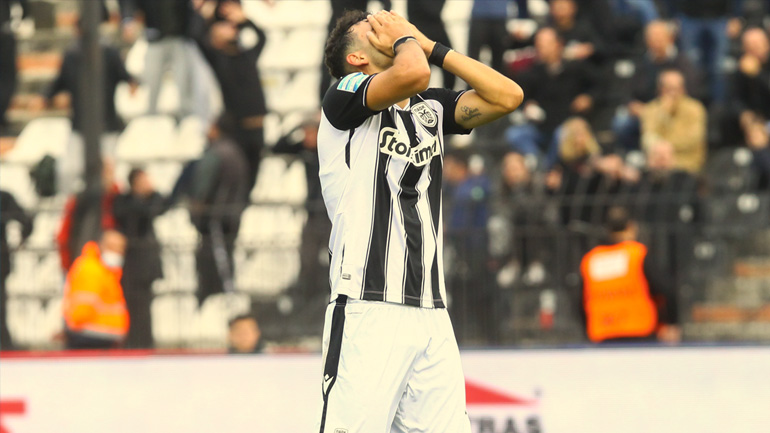 Οι αρνητικές… πρωτιές του ΠΑΟΚ στο ματς με τον Βόλο