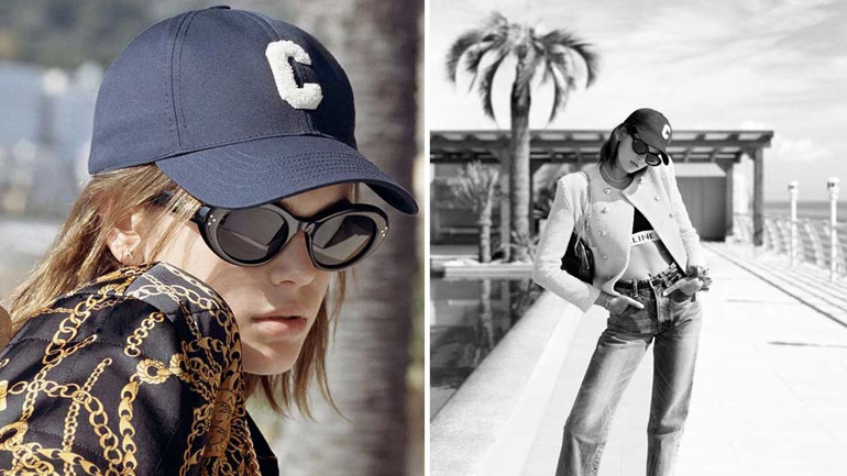 Η Kaia Gerber ποζάρει για τη νέα καμπάνια της Celine