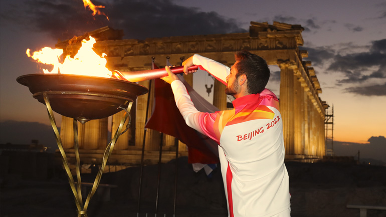 Στην Ακρόπολη η Ολυμπιακή Φλόγα