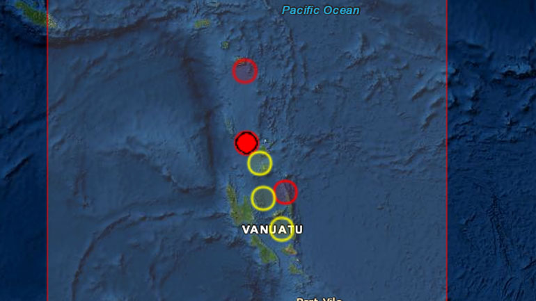 Σεισμός 6,1 Ρίχτερ στο Βανουάτου Σεισμός 6,1 Ρίχτερ στο Βανουάτου