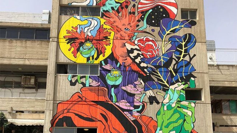 Ποπ κουλτούρα και καρτούν, στις τοιχογραφίες του ντουέτου Bicicleta Sem Freio