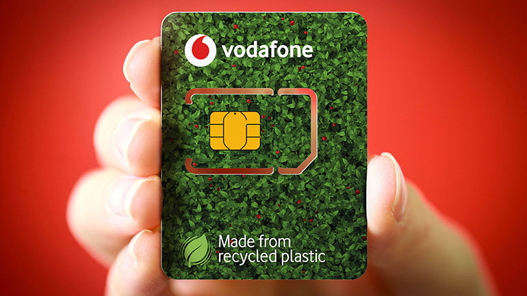 Vodafone Eco-SIM: νέες οικολογικές κάρτες SIM κατασκευασμένες από ανακυκλωμένο πλαστικό