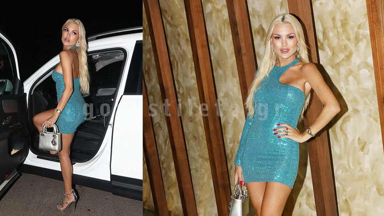 Αλεξάνδρα Παναγιώταρου: Διασκέδασε με σέξι look στον Νίκο Βέρτη