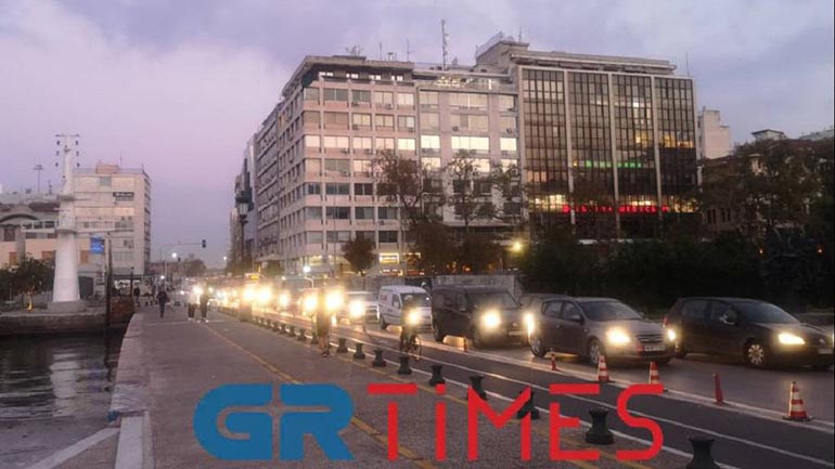Θεσσαλονίκη: Μποτιλιάρισμα λόγω ασφαλτοστρώσεων στη λεωφόρο Νίκης