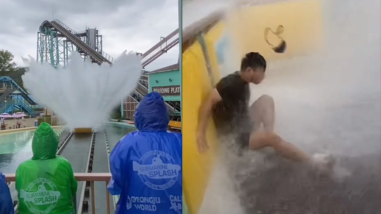 Άνδρας εναντίον Submarine Splash