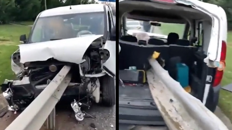 Πολύ τυχερός σε τροχαίο ατύχημα