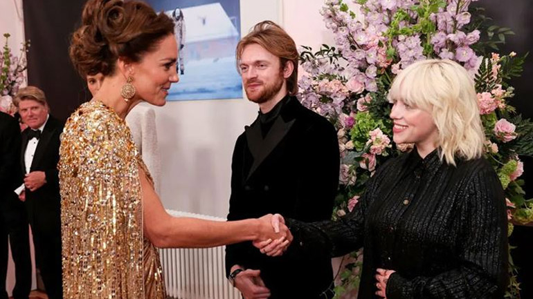 Η Billie Eilish μιλάει για τη συνάντησή της με την Kate Middleton και τον πρίγκιπα William
