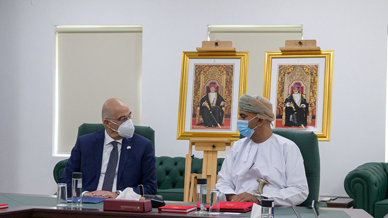 Στο Ομάν βρίσκεται σήμερα ο Ν. Δένδιας