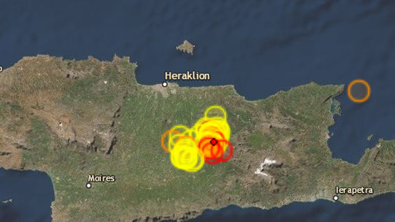 Σεισμός 3,3 Ρίχτερ στo Αρκαλοχώρι