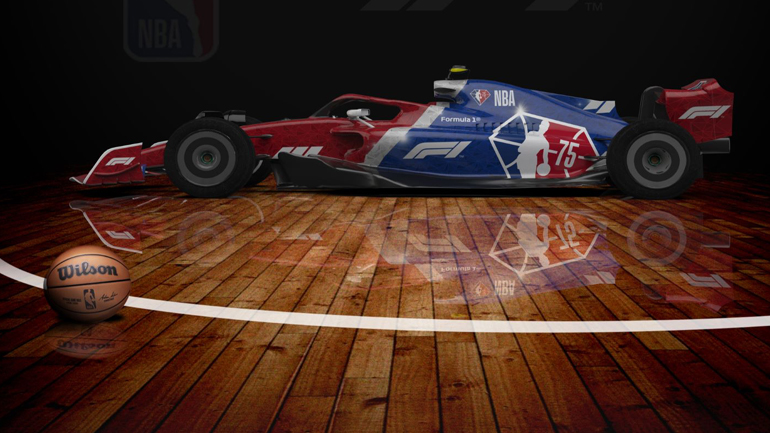 Οι οδηγοί της F1 στο Circuit of the Americas Paddock μαζί με τα αστέρια του NBA για φιλανθρωπικό σκοπό