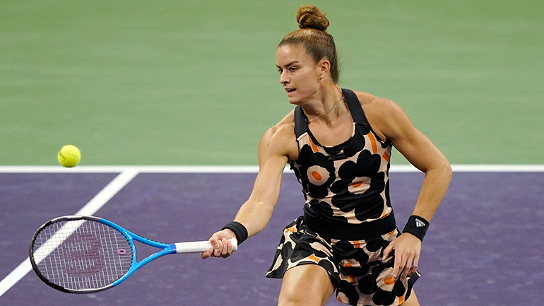 Tένις: Τα highlights από τον αγώνα της Σάκκαρη με την Καλίνσκαγια