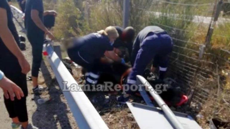 Σοβαρό τροχαίο με τραυματία δικυκλιστή στην Ε.Ο. Αθηνών – Θεσσαλονίκης