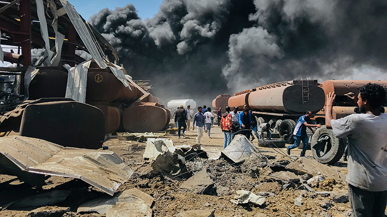 Αιθιοπία: Ο ομοσπονδιακός στρατός βομβάρδισε για τέταρτη φορά αυτήν την εβδομάδα την πρωτεύουσα του Τιγκράι Αιθιοπία: Ο ομοσπονδιακός στρατός βομβάρδισε για τέταρτη φορά αυτήν την εβδομάδα την πρωτεύουσα του Τιγκράι