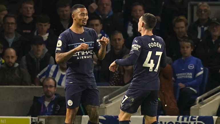 Αγγλία: Σαν στο… σπίτι της η Σίτι, νίκησε 4-1 στην έδρα της Μπράιτον