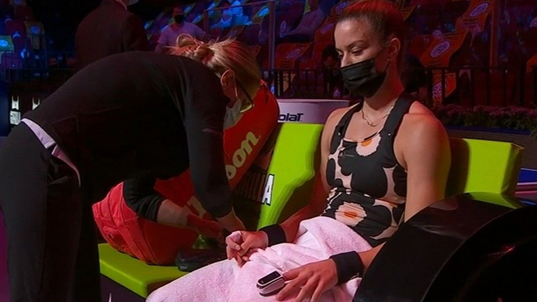 Kremlin Cup: Εγκατέλειψε λόγω αδιαθεσίας η Σάκκαρη τον ημιτελικό με την Αλεξάντρoβα