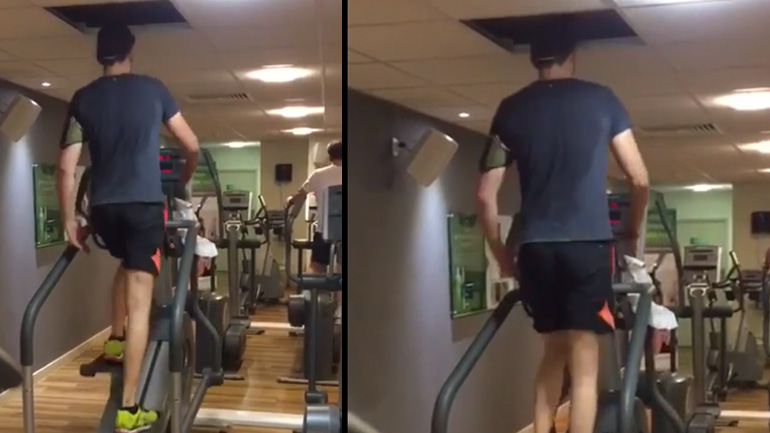 Ο ψηλός στο χαμηλοτάβανο γυμναστήριο