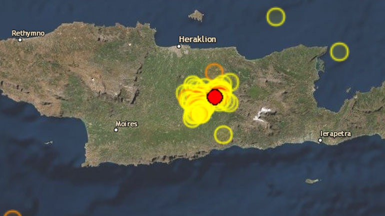 Σεισμική δόνηση 3,3 Ρίχτερ στο Αρκαλοχώρι
