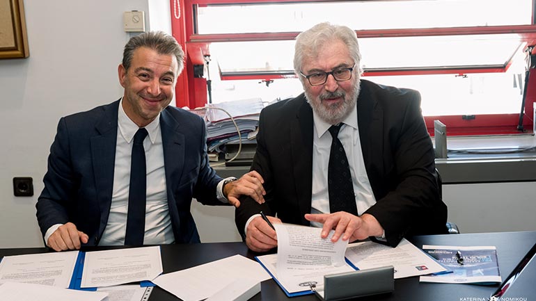 Μνημόνιο συνεργασίας υπέγραψαν το Πανεπιστήμιο Πειραιώς και η Διεθνής Ναυτική και Βιομηχανική Ένωση WIMA