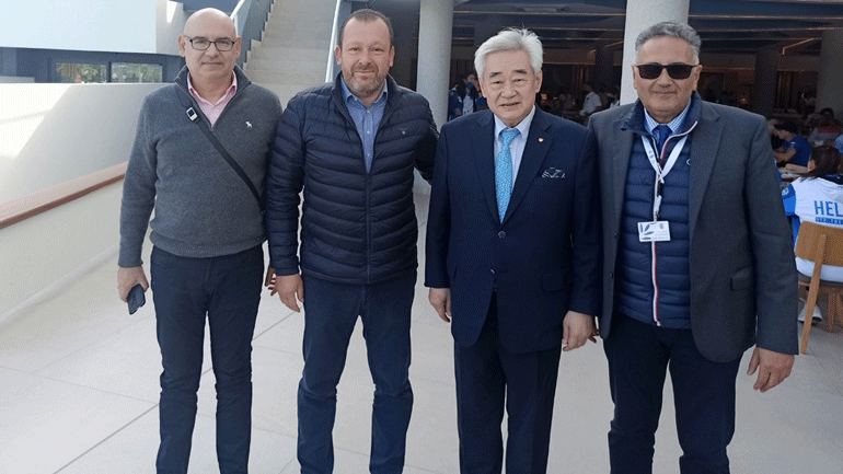 Συνάντηση αντιπροσωπείας της ΕΛΟΤ με τον πρόεδρο της World Taekwondo για το Παγκόσμιο πρωτάθλημα παίδων/κορασίδων 2023