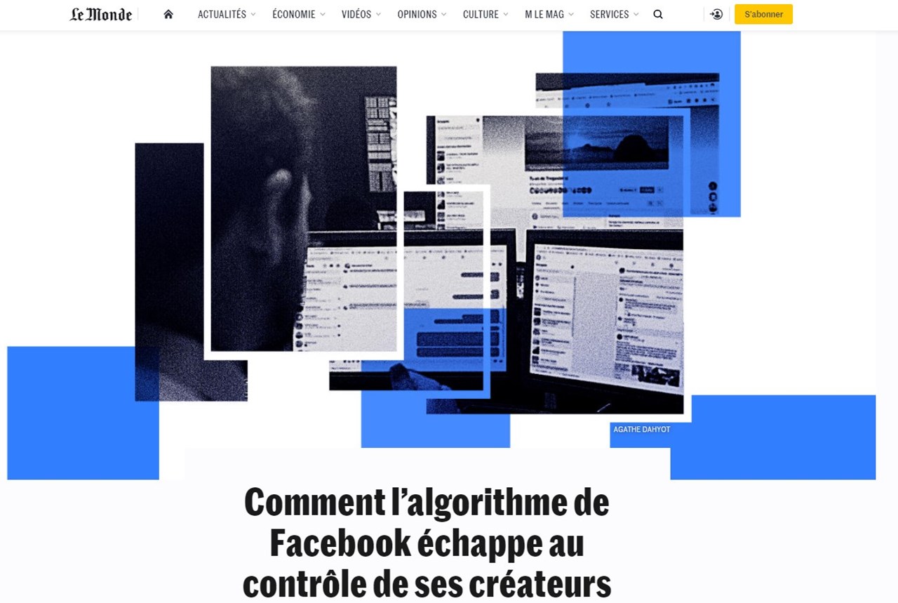 Το πρωτοσέλιδο της «Le Monde»