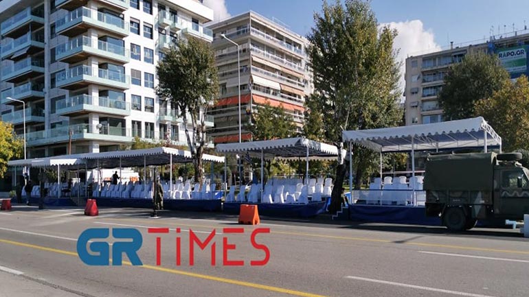 Θεσσαλονίκη: «Πυρετώδεις» προετοιμασίες για τη στρατιωτική παρέλαση
