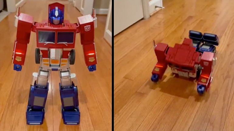 Ο Optimus Prime εν δράσει