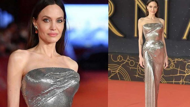 Angelina Jolie: Απαστράπτουσα στην πρεμιέρα της ταινίας «Τhe Eternals» στη Ρώμη