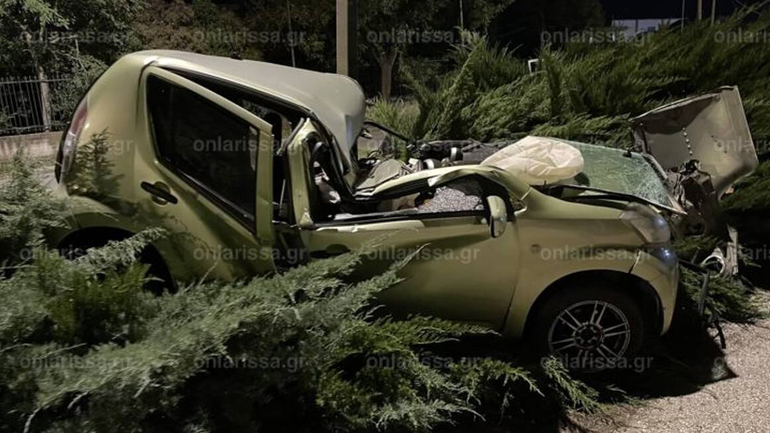 Νεκρός ένας άνδρας σε τροχαίο δυστύχημα έξω από τη Λάρισα