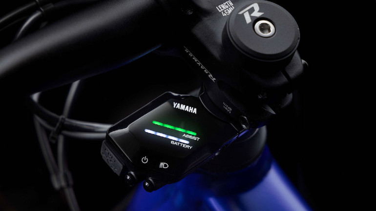 Ο έλεγχος γίνεται από το σύστημα Interface X στο τιμόνι του ποδηλάτου.