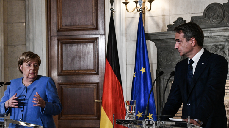 Η Μέρκελ στο Μαξίμου για ελληνοτουρκικά και ενέργεια