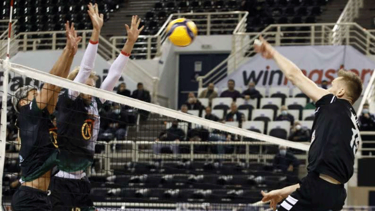 Volley League: Δεύτερη νίκη για τον ΠΑΟΚ, 3-0 τον Μίλωνα
