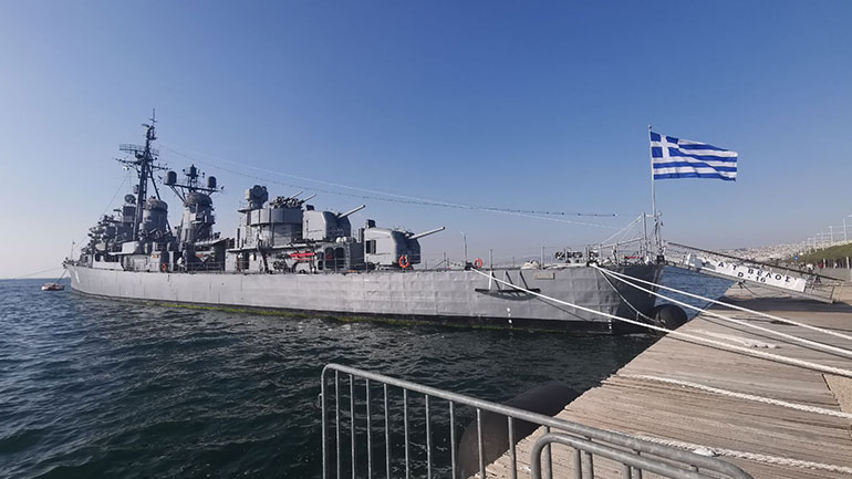 Το αντιτορπιλικό «Βέλος» στη Θεσσαλονίκη