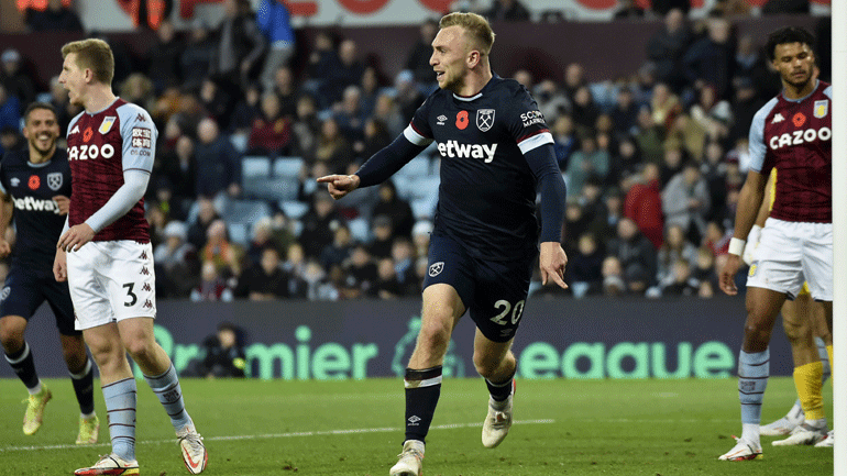 Στην τετράδα η Γουέστ Χαμ, 4-1 την Άστον Βίλα