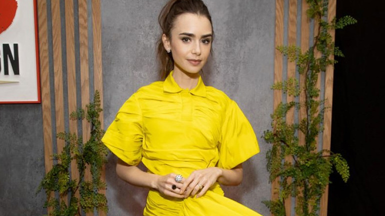 Lily Collins: Πώς συνδύασε το κολάν με ένα haute couture φόρεμα;