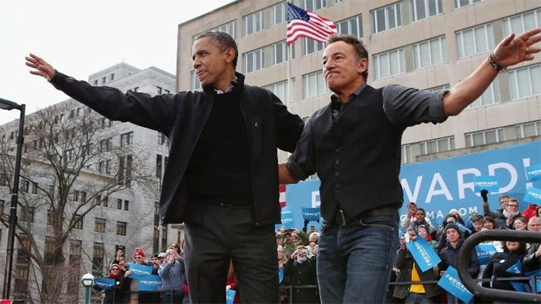 Ο Μπρους Σπρίνγκστιν μιλάει για τον Μπαράκ Ομπάμα