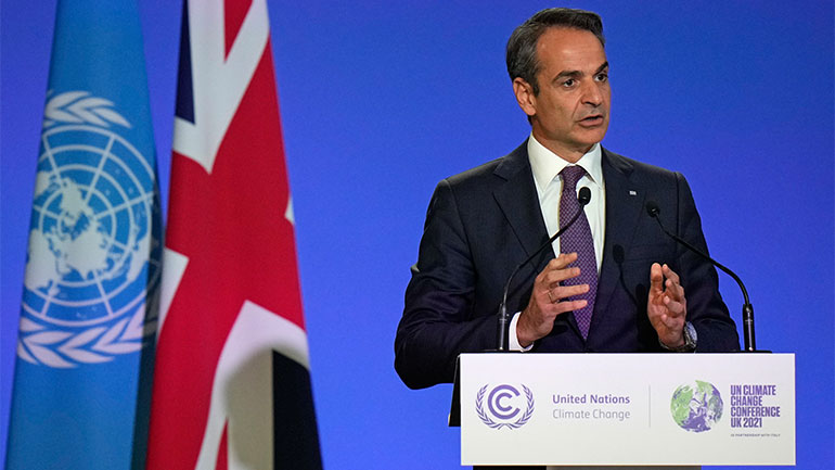 Κ. Μητσοτάκης στην COP26: Να δράσουμε το συντομότερο δυνατόν για την αντιμετώπιση της κλιματικής αλλαγής