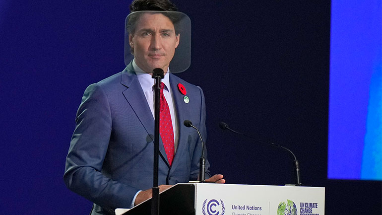 Τ. Τριντό στην COP26: Η τιμολόγηση της ρύπανσης είναι καθοριστική για τη μείωση των εκπομπών αερίων