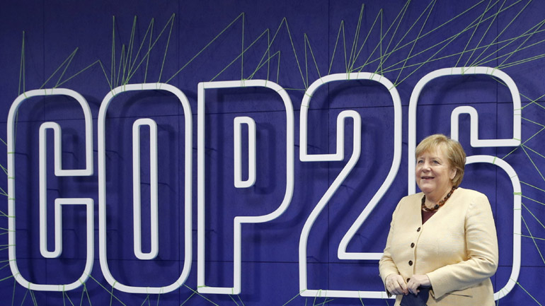 COP26: Υπέρ της τιμολόγησης των εκπομπών διοξειδίου του άνθρακα τάχθηκε η Μέρκελ