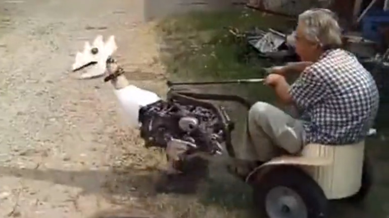 Το αυτοσχέδιο όχημα 