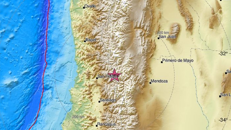 Σεισμική δόνηση 5,9 Ρίχτερ στη Χιλή