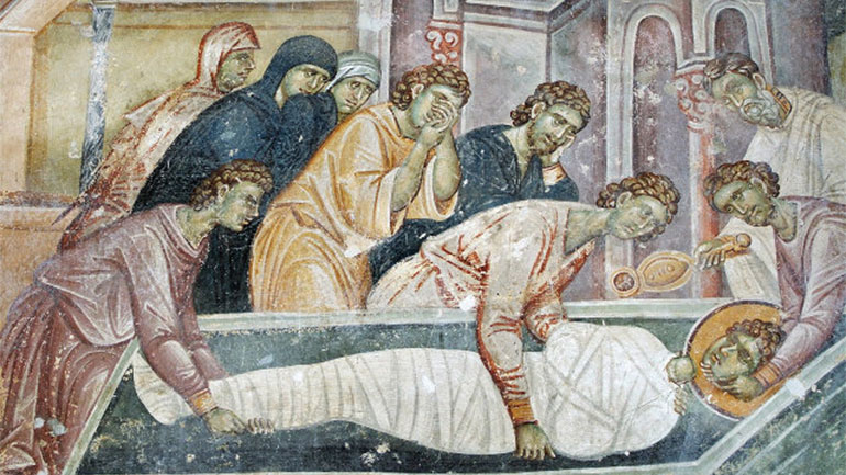 Η ανακομιδή των λειψάνων του Αγίου Γεωργίου