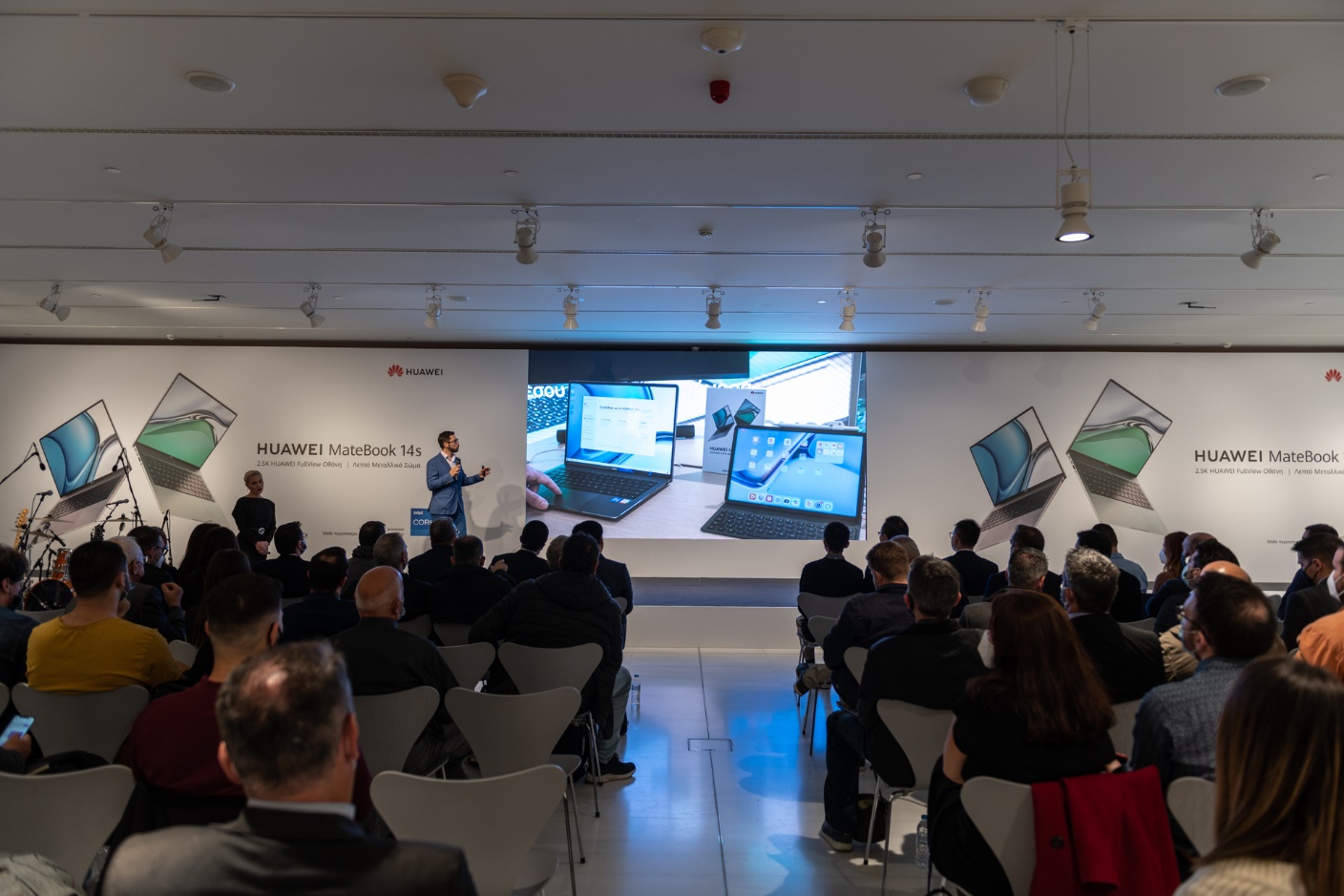 Στιγμιότυπο από την εκδήλωση της HUAWEI στον Φάρο του Κέντρου Πολιτισμού Ίδρυμα Σταύρος Νιάρχος