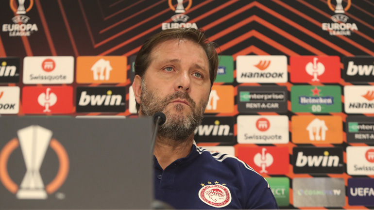 Μαρτίνς: «Είμαι σίγουρος πως θα ζήσουμε μια μεγάλη ευρωπαϊκή βραδιά»