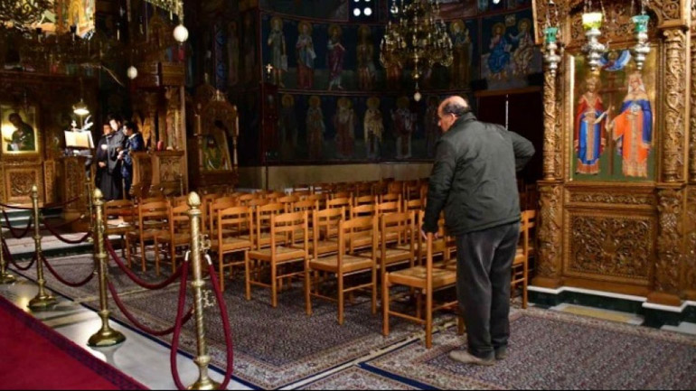 Ιερά Σύνοδος: Οι μη εμβολιασμένοι να προσέρχονται στους ναούς ύστερα από rapid ή PCR test