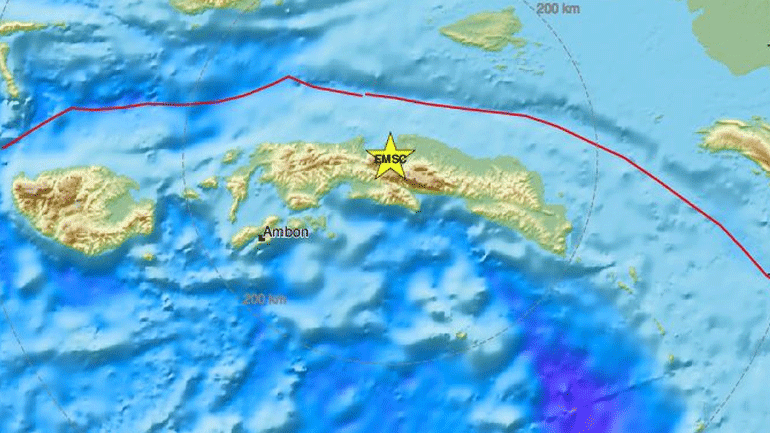 Σεισμική δόνηση 5,7 Ρίχτερ στην Ινδονησία