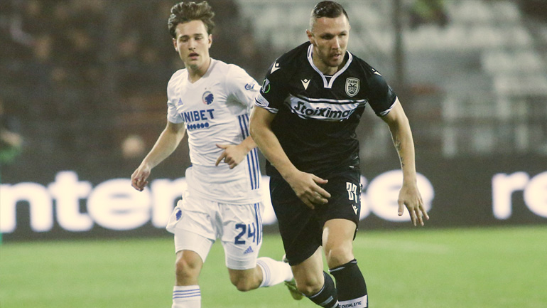 Πισωγύρισμα για τον ΠΑΟΚ, προηγήθηκε αλλά έχασε 2-1 από την Κοπεγχάγη στην Τούμπα