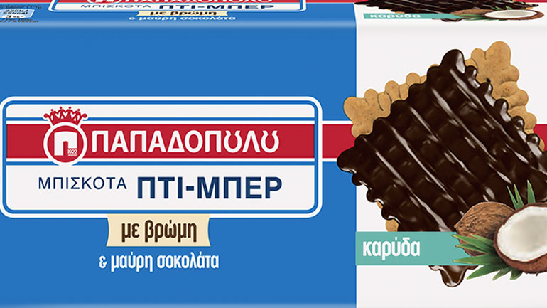 Νέα ακαταμάχητη γεύση Πτι-Μπερ Παπαδοπούλου με Καρύδα και Σοκολάτα