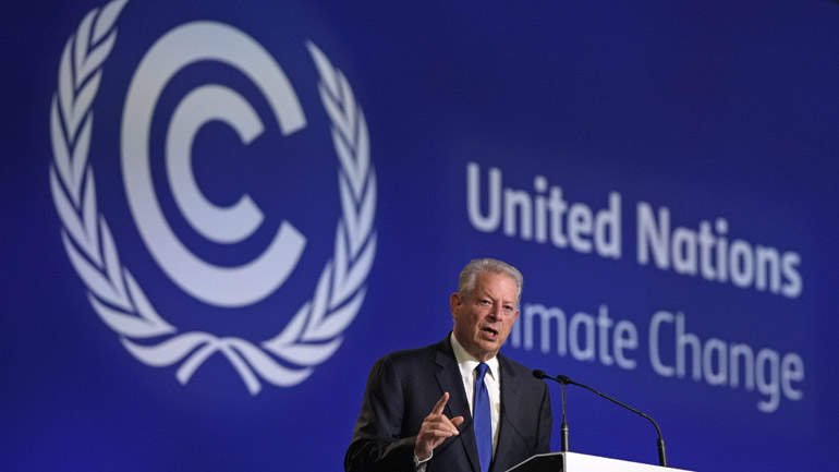 Αλ Γκορ: Τηρείστε τις υποσχέσεις σας για το κλίμα, αλλιώς θα αντιμετωπίσουμε τις συνέπειες